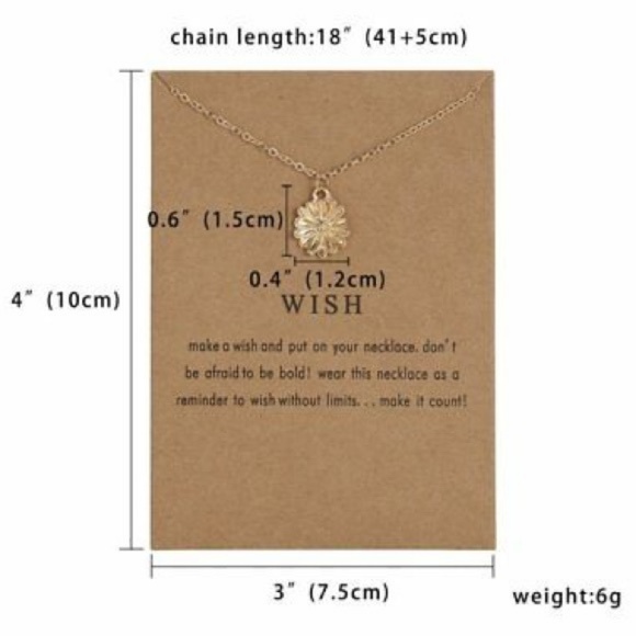 Dainty Flower Necklace - WISH - Picture 3 of 3